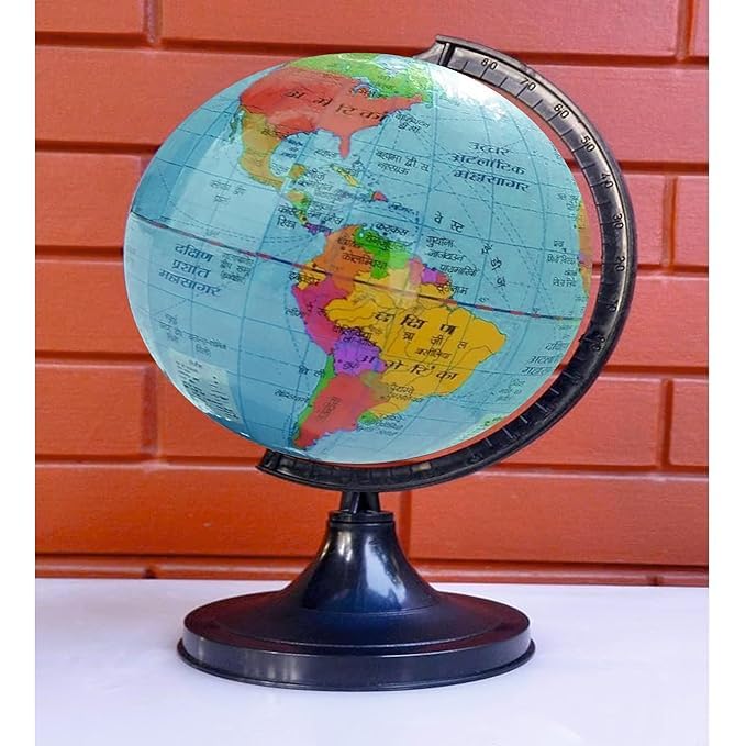 GLOBE DADDY Rotating 3 Inch World Globe with Plastic Base for Office Table, Show pieces, Home Décor, and Decorations items, Study Table decor Items, Birthday, Party Gifts and Aniversary.