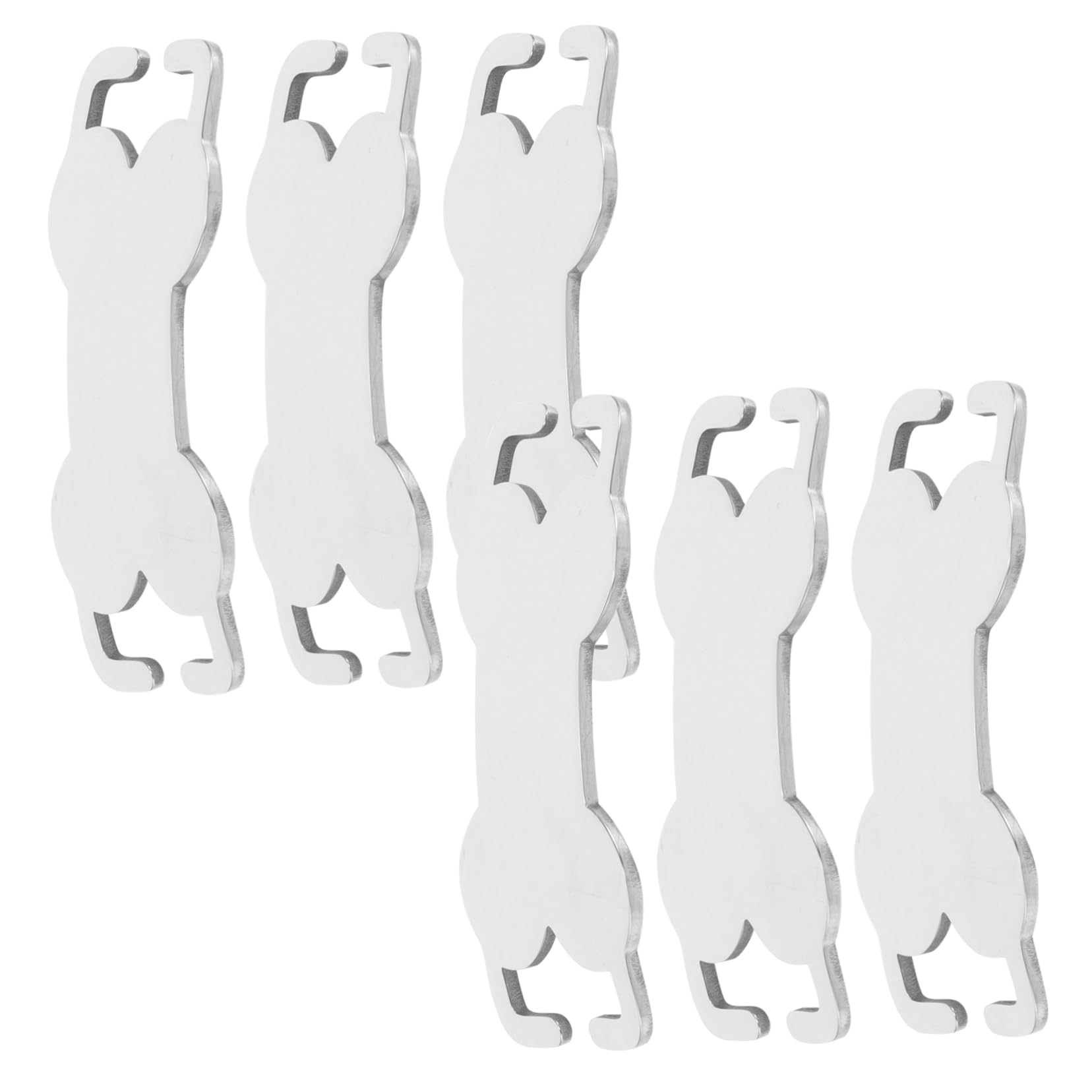 INOOMP 24pezzi Medaglietta Identificativa Per Cani Acciaio Inossidabile Da Leggera e Personalizzabile Resistente e Facile Da Incidere Tag Per Piccoli Animali Domestici