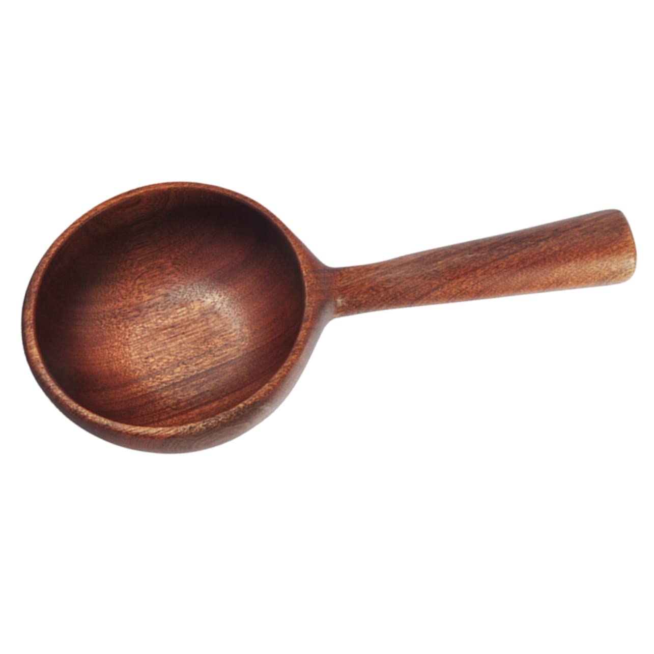 Amosfun 2 Piezas Bailador de madera cómoda pala para agua regadera de jardín Cucharón de madera ergonómico Cucharón de fácil de limpiar cucharon casero accesorio de cocina Coffee