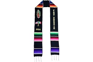 Mexican Zarape Graduation Sash: Celebrate Your First Generation Status