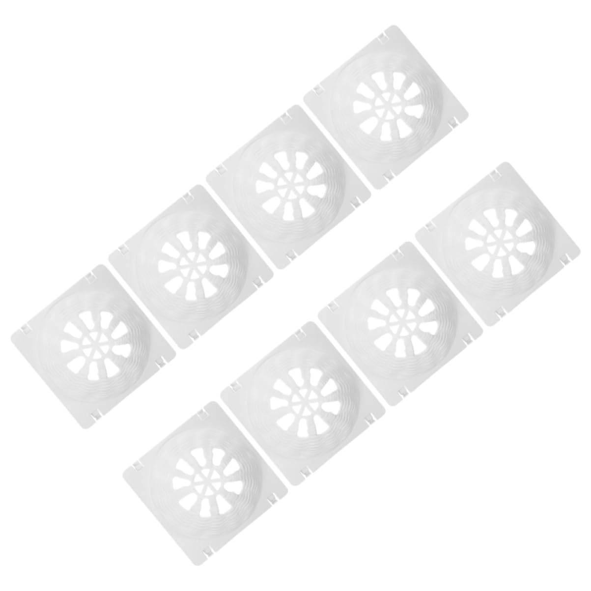 balacoo 2sets Hollow Hanging Cage Nest Covers Nest for Incubation Breeding Lids Cover Basin Lid Plastic Products 8pcs*2