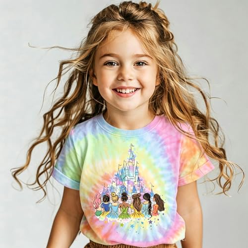 Image of Magical Shirt for Girl: Magic Kingdom Prinecess Tshirt Princess Shirts Youth Girls Cute Family Vacation Trip Tee