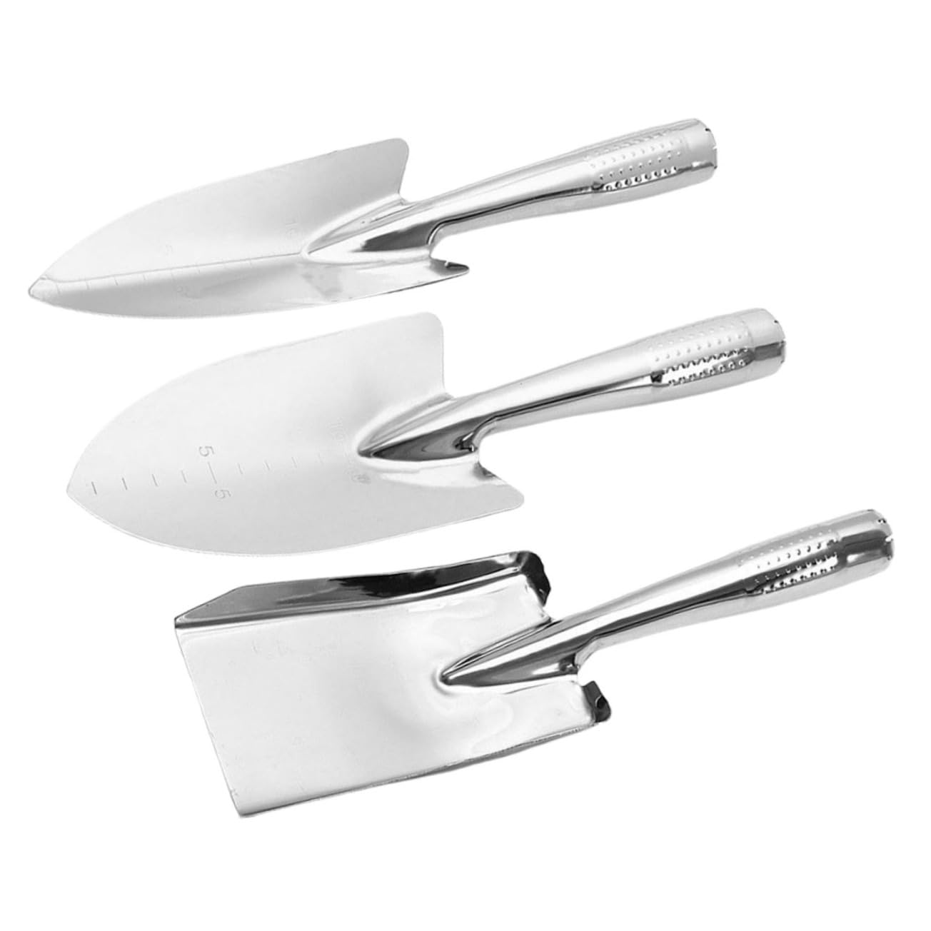UPKOCH 3 Set Palette Per Giardinaggio Inossidabile Utensili Multifunzionali Per Estirpare E Smuovere Per Appassionati Giardinaggio 3 Pezzi * 3
