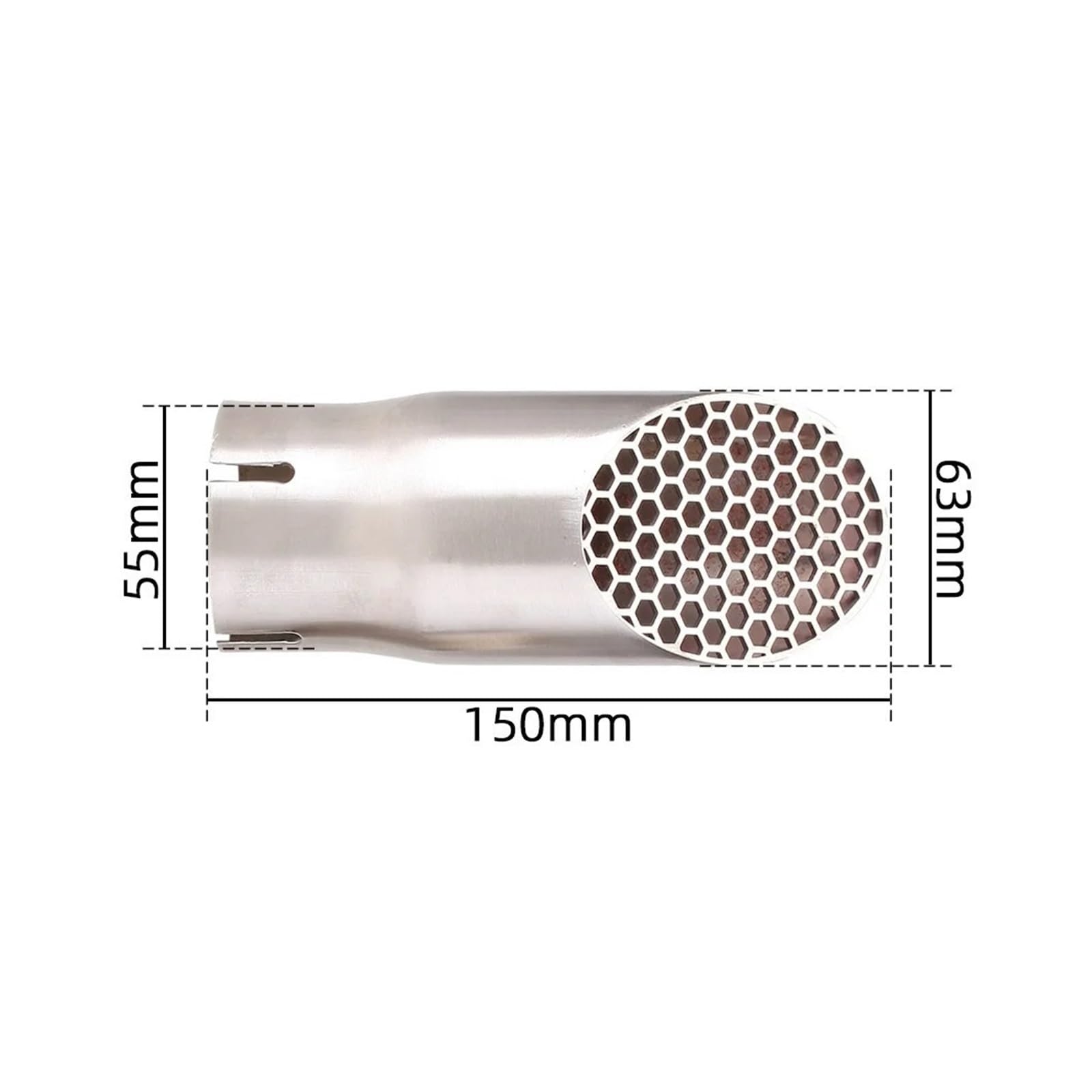 para FZ-10 MT 10 MT-10 SP 2016-2020 Moto Silenciador De Tubo Escape Modificado con Rejilla Acero Inoxidable Tubo Silenciador Escape