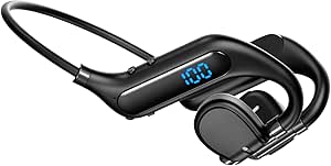 Bone Conduction Headphones Bluetooth Open Ear Earphones Wireless On Ear Headphones Up to 38 Hours Playtime Sport Wireless Headset for Running,Cycling, Hiking, Driving asin的图片
