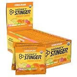 Honey Stinger Organic Citrus Splash Energy Chews, Gluten Free & Caffeine Free, for Exercise, Running and...