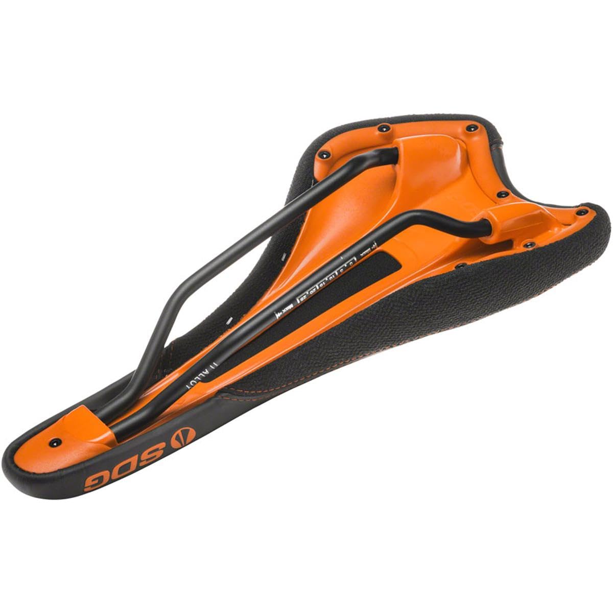 SDG Components Radar MTN Ti-Alloy Saddle - Men's Black/Orange, 137mm