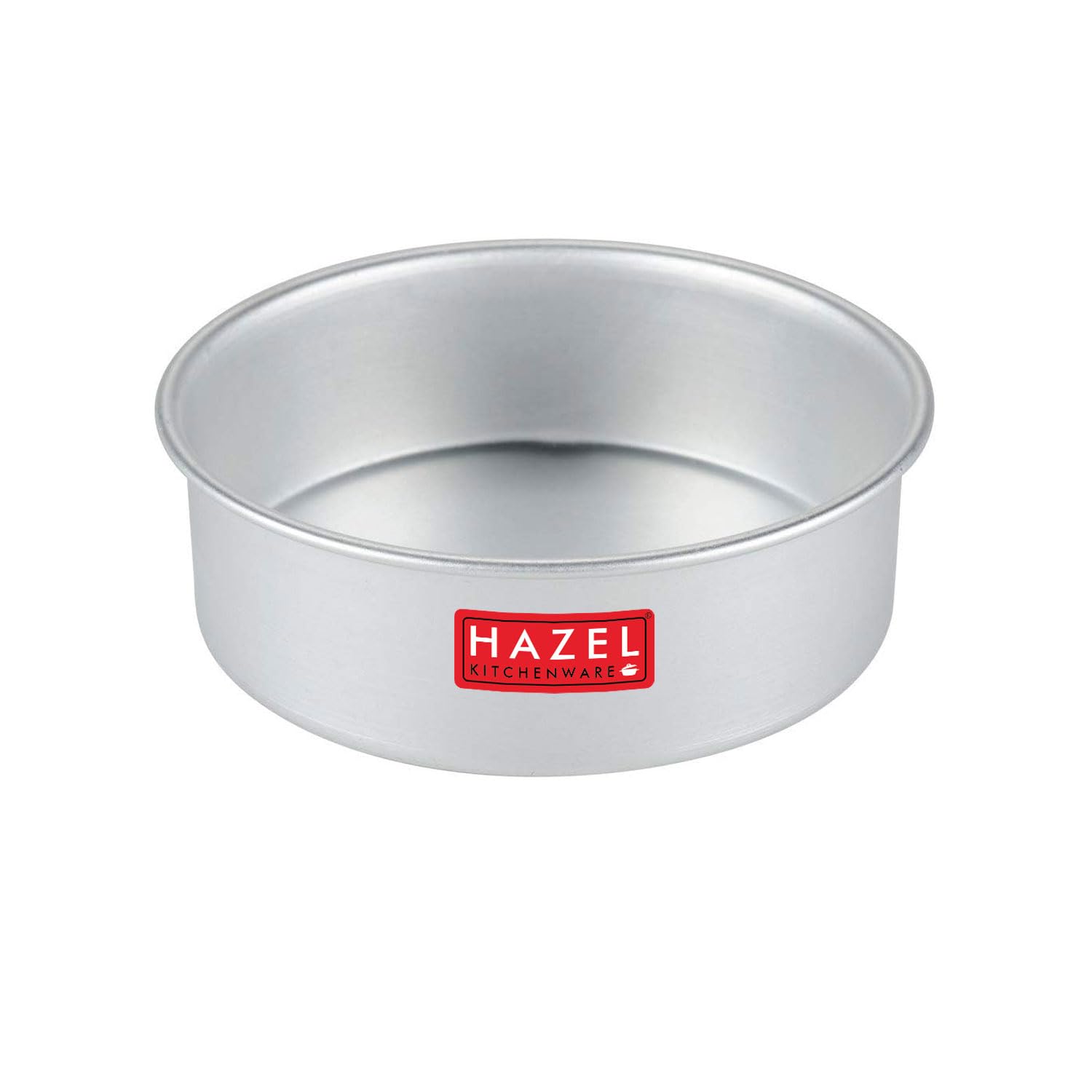 HAZEL Round Cake Mould Tin 7 Inch Aluminium Cake Tin Baking Mould for Microwave Oven | Cake Making Tools Non Stick Pan Kitchen Items