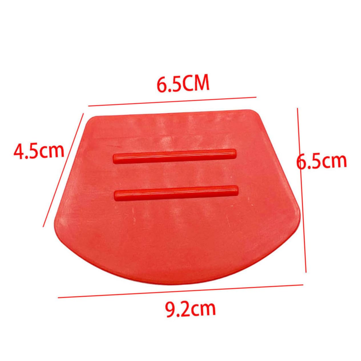 Happyyami 2Pcs Car Window Film Decal Squeegee Set Ultrathin Plastic Felt Scraper Tool for Film Application Soft Flexible Auto Film Finishing Tool Red