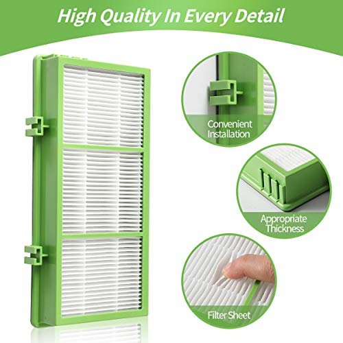 DerBlue 4 pcs Allergen Remover True HEPA Filter Compatible with Holmes AER1 Filter, Replacement Parts # HAPF300AH-U4R - Thumbnail 5