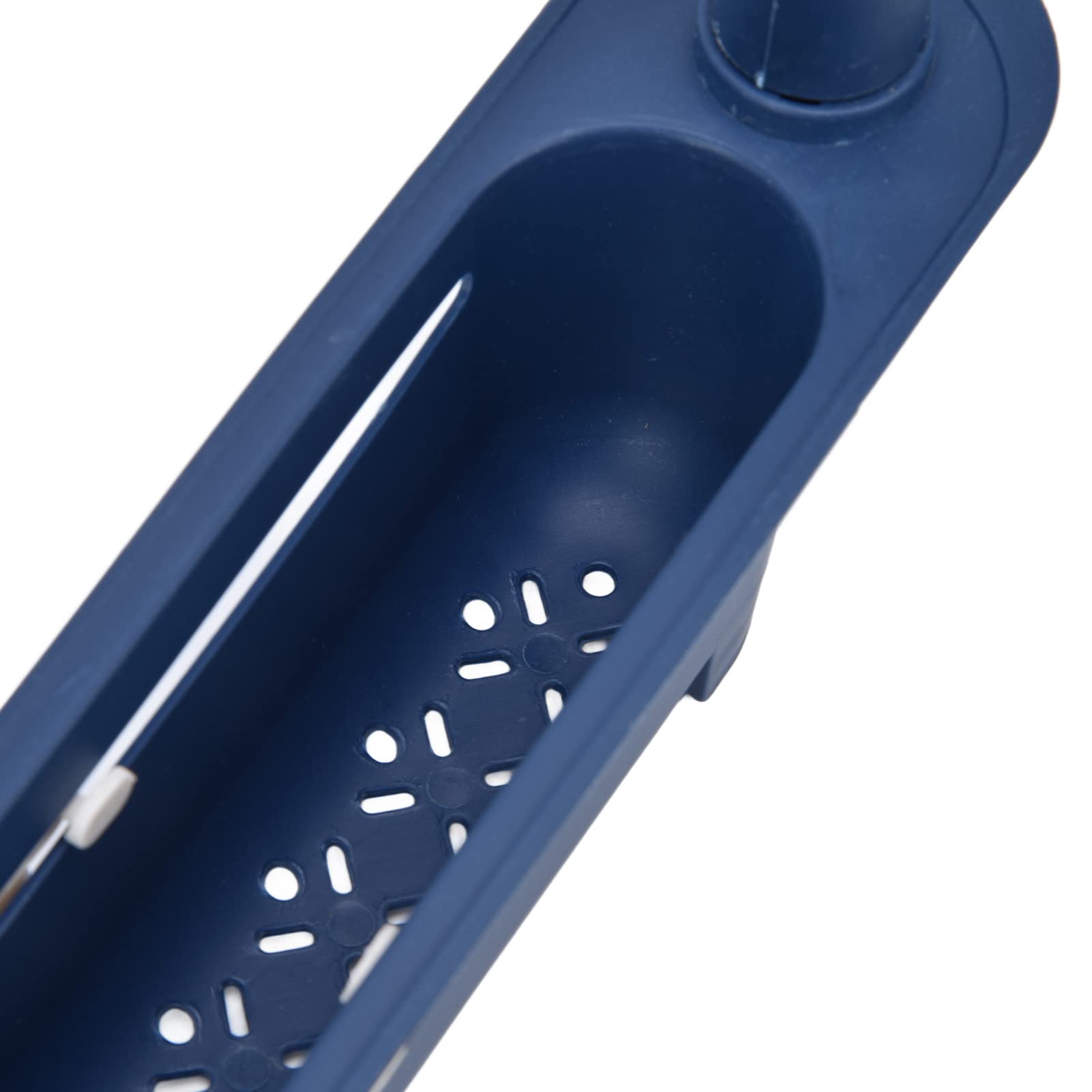 2 Stks Telescopische Gootsteen Afdruiprek Opbergmand Tas Kraan Verstelbare Houder Badkamer Wastafel Houder Keukenaccessoire Grijs
