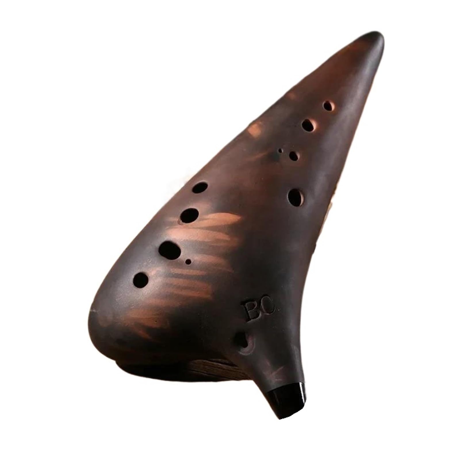 Ocarina In Ceramica A 12 Fori Strumento Musicale Professionale In Argilla Viola Per Principianti(BC)