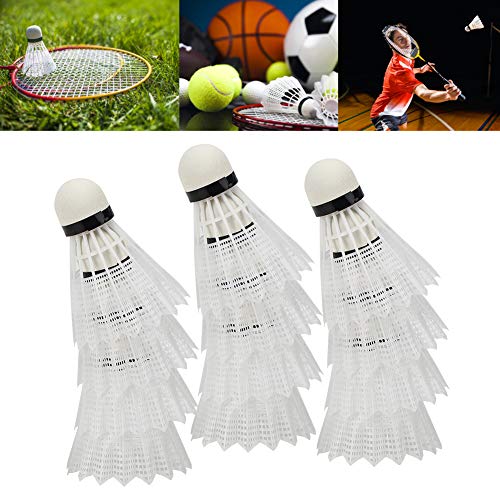 Badminton projetado de ballhead de cortiça composto, badminton de náilon, para iniciantes em treinam