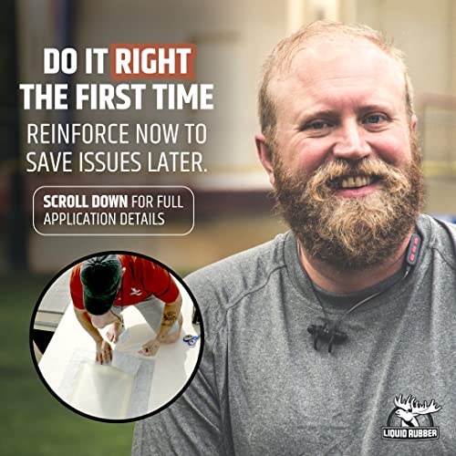 Liquid Rubber Peel And Stick Seam Tape - Fix Leaks, Repair And Restore Roof Joints And Tears, Bonds To Epdm, Metal, Tiles, Shingles, Wood, And Fiberglass Easy To Use, 2 Inch X 50 Foot Roll #TOP5