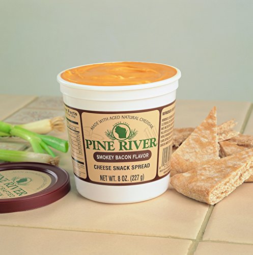 Pine River Smokey Bacon Cheese Spread (3-8oz tubs) Shelf Stable