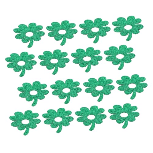 PRETYZOOM Uds Anillo De Copa De Vino De Cuatro Hojas Marcadores De Bebidas De Cóctel Encantos De Vino del Día De San Patricio Anillos De Copa De Vino Encantos De Vino De Irlanda Marcador