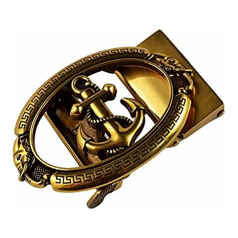 QHA Mens Automatic Belt Buckle For 35mm Wide Ratchet Belts Gift #34 Cover