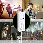 P2 Amplificateur de moniteur d'oreille portable, ampli casque avec XLR et TRS Entrée 3.5mm Sortie, amplificateur casque avec interrupteur stéréo/mono pour clavier, drummers, guitare (Single Channel)