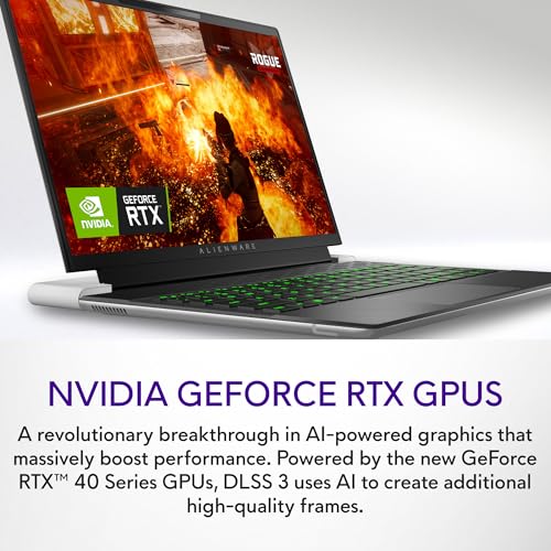 Alienware x14 R2 Gaming Laptop 14" QHD+ 165Hz G-Sync, Intel Core i7-13620H, NVIDIA GeForce RTX 4060 8GB, 32GB RAM, 1TB SSD, Windows 11 Home, AlienFX Backlit US Keyboard, Lunar Silver by Alienware - Image 6