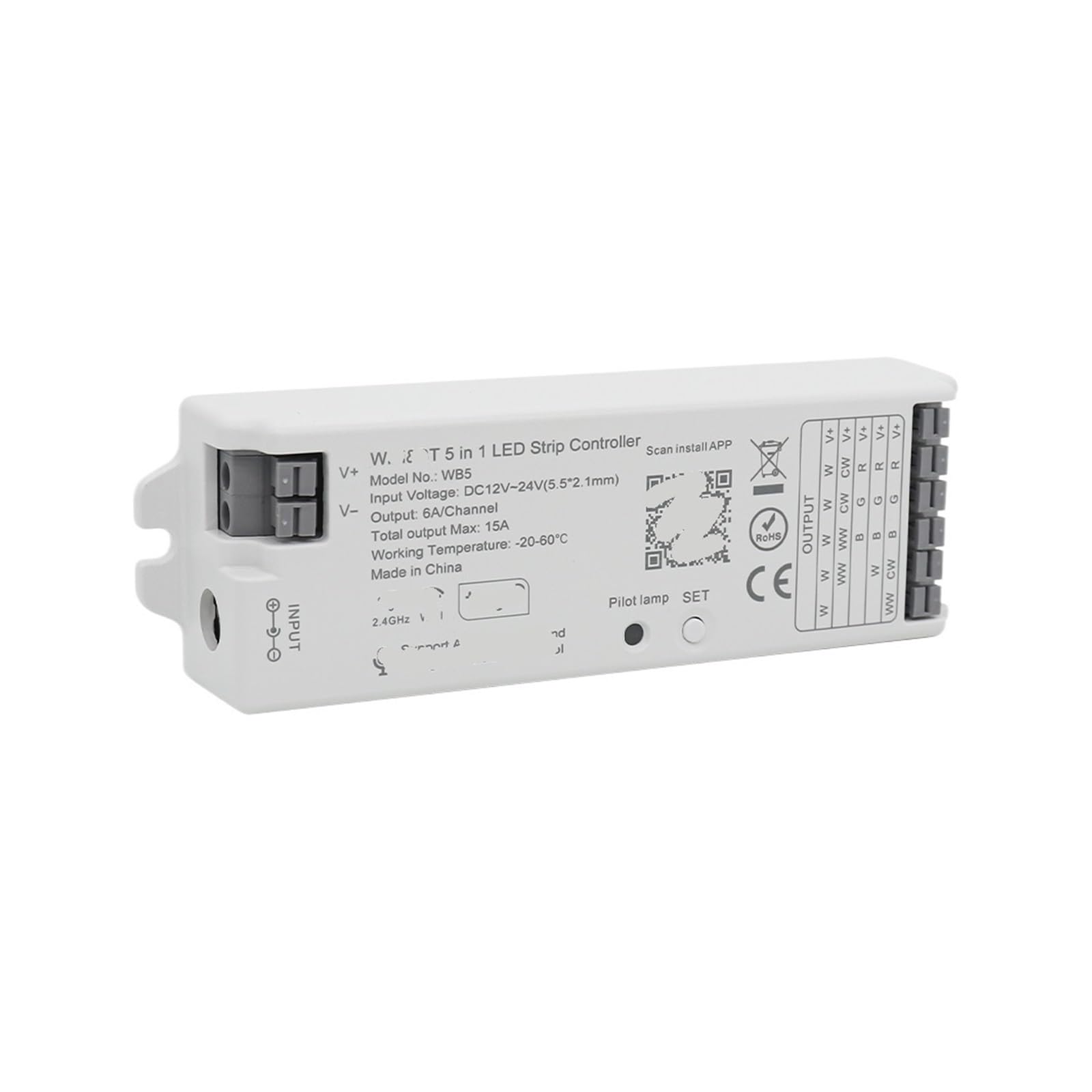 Variateur LED 12V/24V et contrôleur de bande lumineuse pour un éclairage sans scintillement