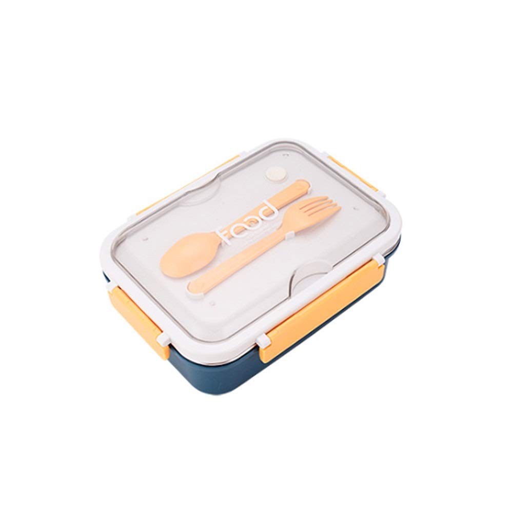 boîte à repas, Boîtes à bento Boîte lunch isolée/Travail/Étudiant/Acier(Yellow)