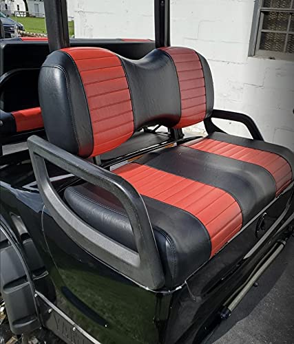 Miniatura 4 de Yamaha Drive  G-29  YDR "STAPLE ON" Golf Cart Seat Cover (2 Stripe)