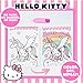 Hello Kitty Aqua Art Pad, 4 Art Pages, On The Go Reusable Water-Reveal Activity Pad, Mess Free Arts and Crafts, Paint with Water Brush Set, Kids Toys, Sanrio Stuff, Hello Kitty Craft Kits for Kids 3+
