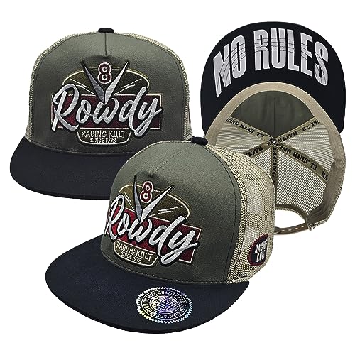 RACING KULT V8 Rowdy Snapback Cap mit Stick Unisex