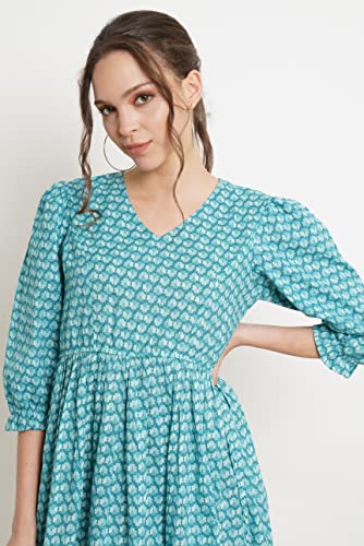Image of COTLAND Fashions Women Midi Dress