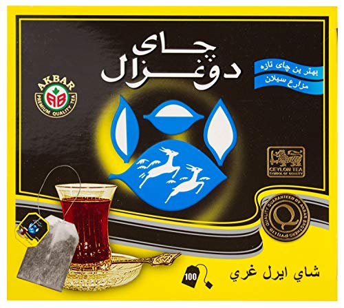 Do Ghazal 100er Beuteltee Schwarz Tee Earl Grey Aroma- á 2g Alghazaleen