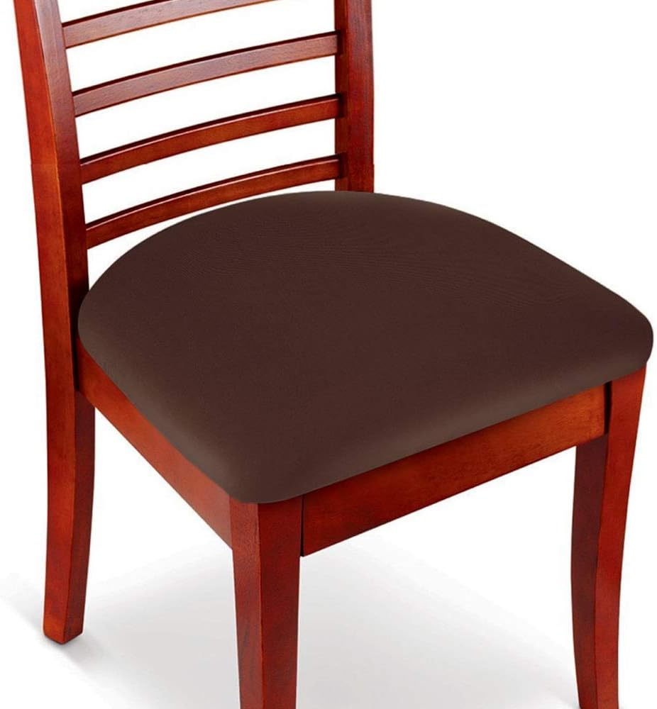 Boshen 2 4 6 8PCS Elastic Spandex Chair Stretch Seat Covers Protector for Dining Room Kitchen Chairs Stretchable