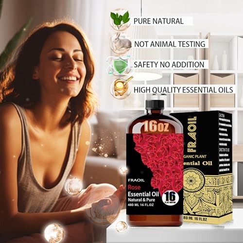 Aceite Esencial de Fresa y Rosa 8 y 16 Fl Oz para Difusor miniatura 5