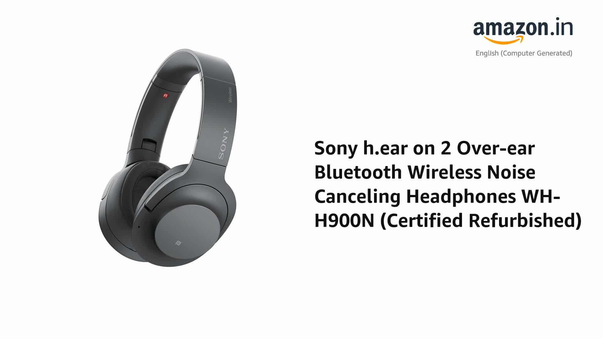 Refurbished) Sony h.ear on 2 Over-ear Bluetooth Wireless