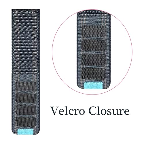 Image of ACM Watch Strap Soft Nylon 22mm compatible with Universal 22mm Size Replacement Strap Smartwatch Sports Band