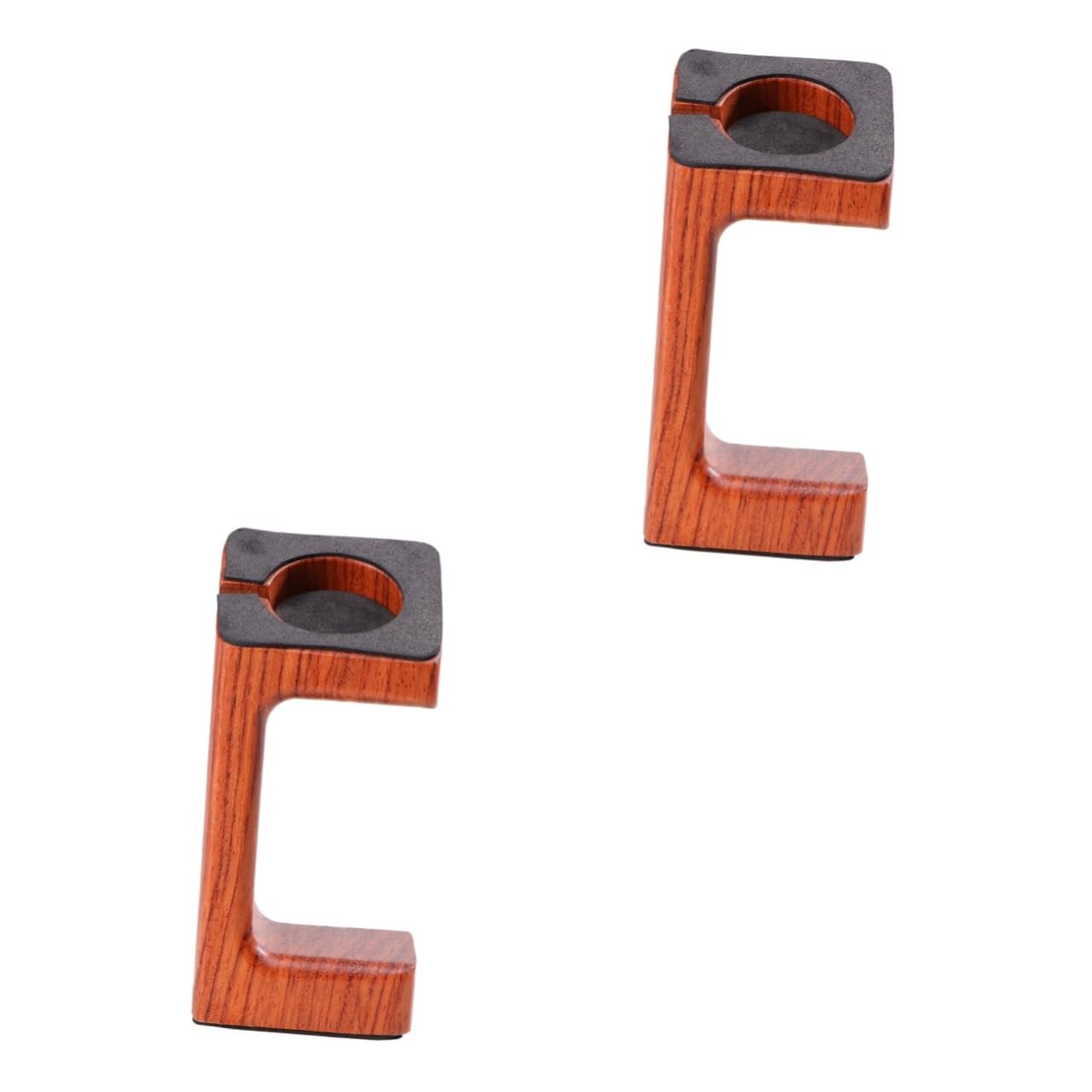 Gadpiparty 2pcs Elegant Wooden Watch Charging Dock Stand Charger Charging Station Home Decor