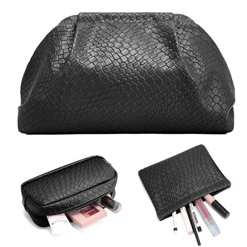 BOYATU Woven Vegan Leather Clutch