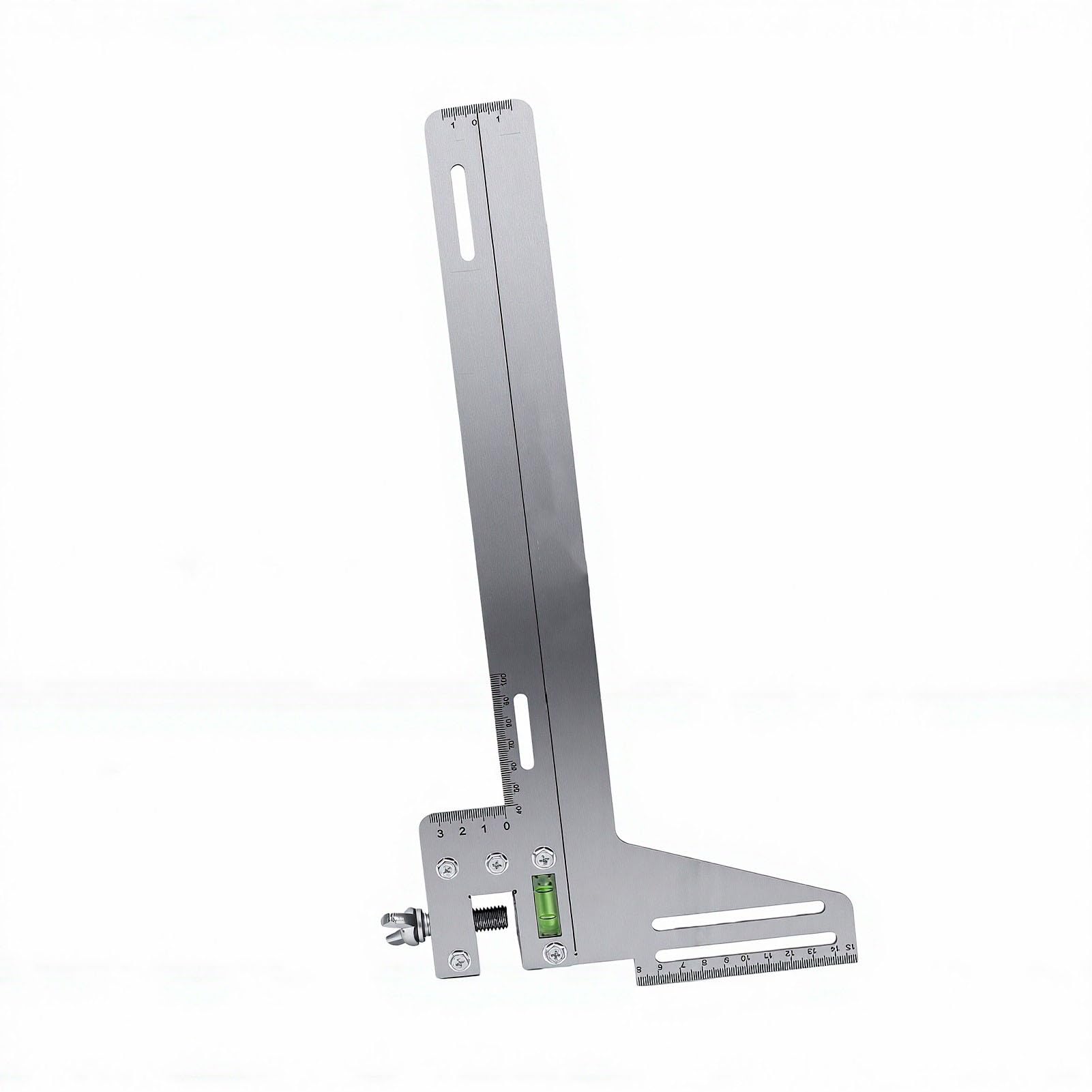 Righello per Posizionamento Elevatore, Calibro Guida 400 mm in Acciaio Inossidabile, Strumento di Misurazione Preciso per Manutenzione Ascensori e Dimostrazioni Scolastiche