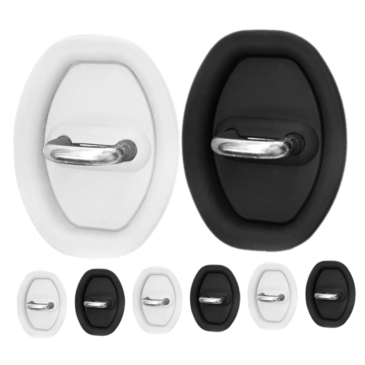 PartyKindom Car Door Lock Cover Protector Car Door Lock Protector Latches Cover Automotive Door Lock Protection Cover Car Accessory