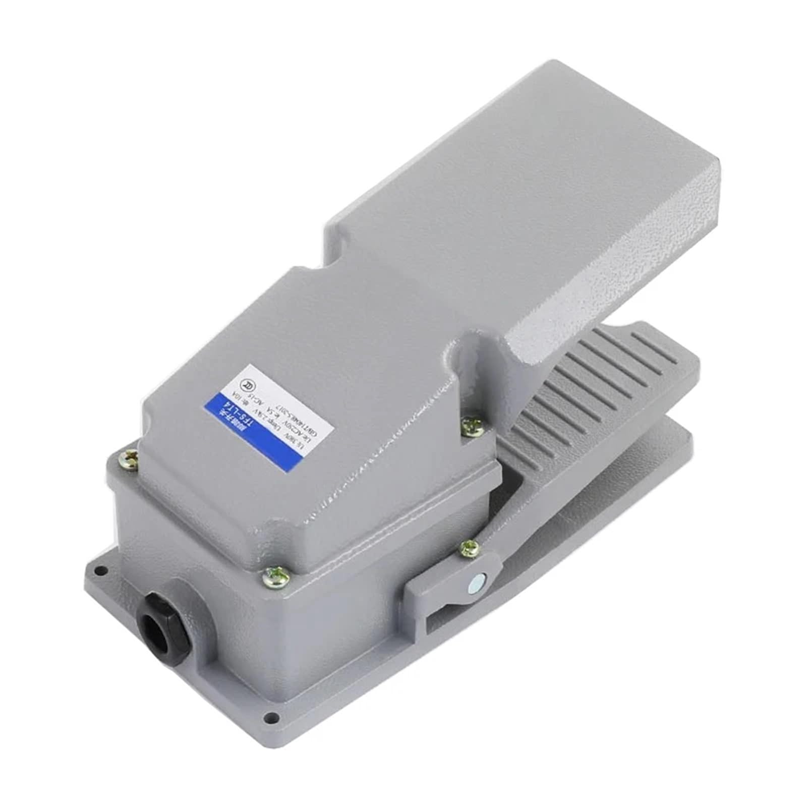 Interruptor de pedal de aluminio 15A con retorno automático seguro