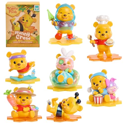 HAPPY HAUL Disney Winnie the Pooh Hunny Crew Designer Figures, Surprise Collectible Toy Figure in...