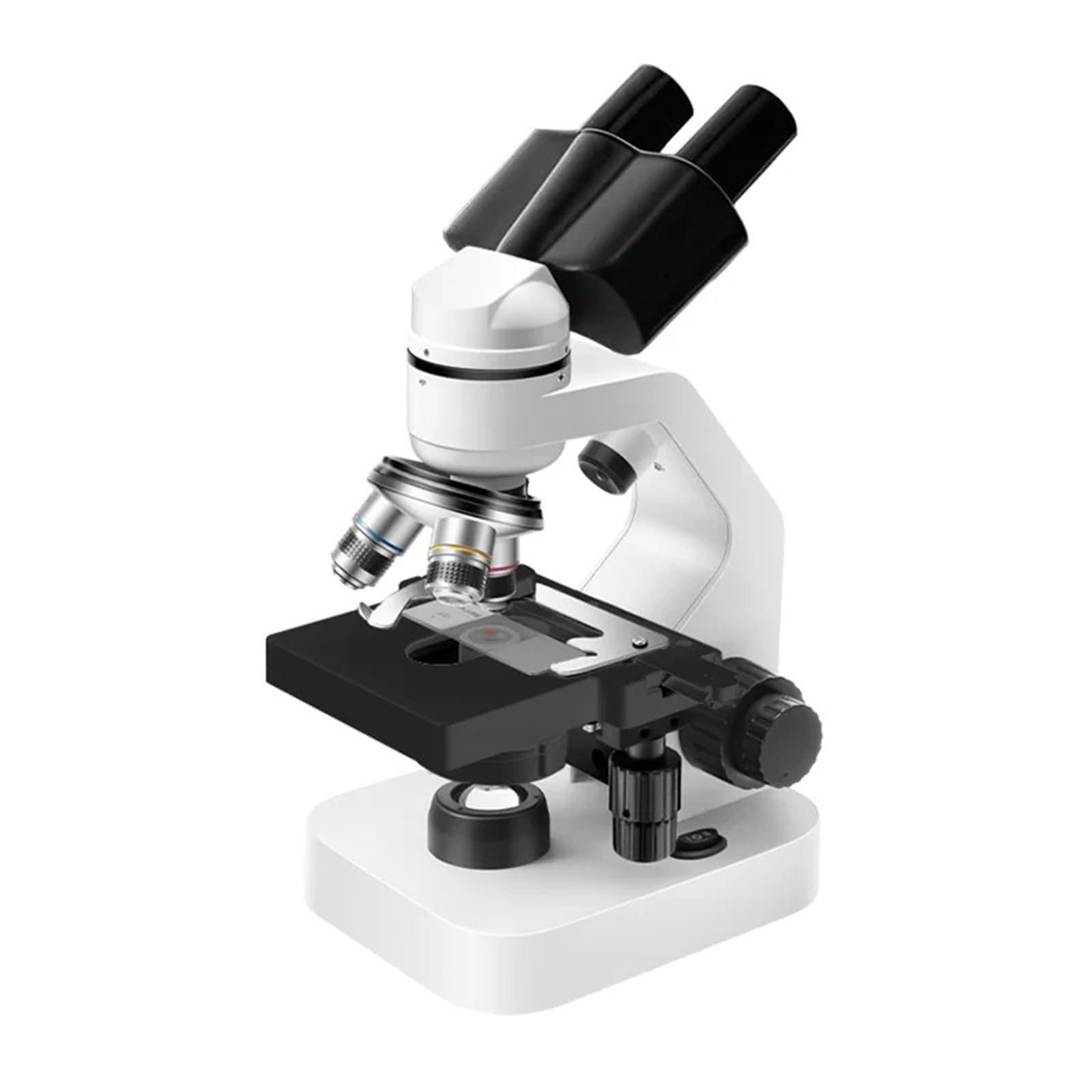 Kompozytowy mikroskop lornetkowy 40X-2000X HD laboratorium biologiczne metalowy zestaw do obserwacji mikroskopowej nauka edukacja slajdy LED Łatwy w użyciu