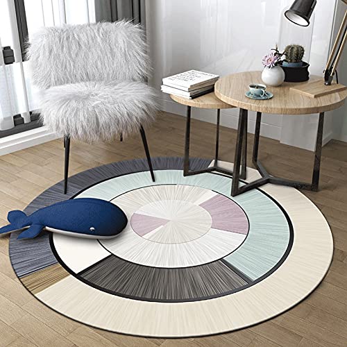 Coussin de chaise d'ordinateur rond en tapis de protection