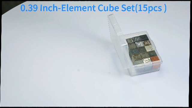 Image of Titanium Cube - Metal Element Cubes - Laser Engraved Density Cube Lab Material Periodic Table of Elements Collection DIY Teacher Science Creative Gift (Titanium, 1 Inch)