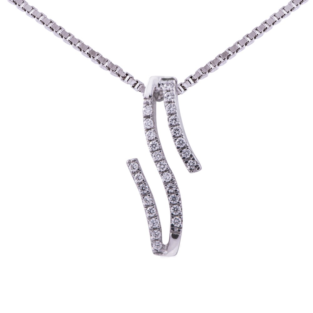 Pride Diamond Collection 18K White Gold and Diamond Pendant-image-35