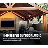 Polk Audio Atrium 4 Weatherproof Outdoor Speakers with Powerful Bass (Pair, Black), All-Weather Durability, Broad Sound Coverage, Speed-Lock Mounting System