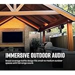 Polk Audio Atrium 4 Outdoor Speakers with Powerful Bass (Pair, Black), All-Weather Durability, Broad Sound Coverage, Speed-Lock Mounting System - Image 5