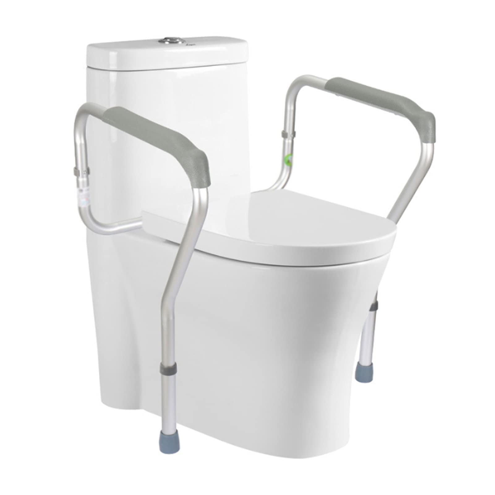 FKXSXAZ Adjustable Safety Frame Rails, for Seniors Disabled Elderly Toilet Rails with Padded Bathroom Grab Bar Anti-slip