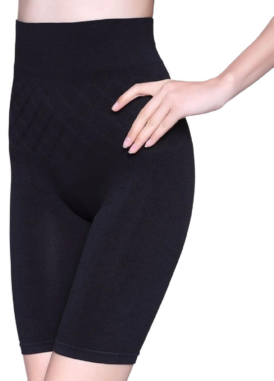 Fshway High-Waisted Control Panties, 4-in-1 Shaper-Tummy,Back,Thighs,HIPS-Effective Seamless Tummy Tucker Women Shapewear,Tummy-Control Leggings Black 1