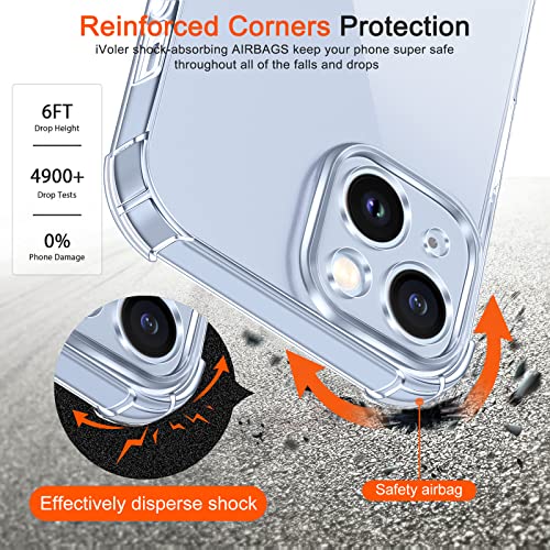 IVoler 4 in 1 Cover per iPhone 14 6.1 Pollici con