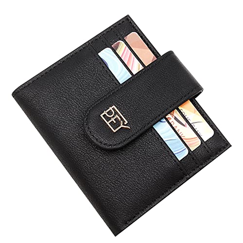 Image of Badiya Small Wallets for Women Bifold Multi Card Case Wallet Slim Credit Card Holder with Zipper Coin Purse